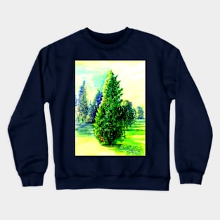 Sunny trees Crewneck Sweatshirt